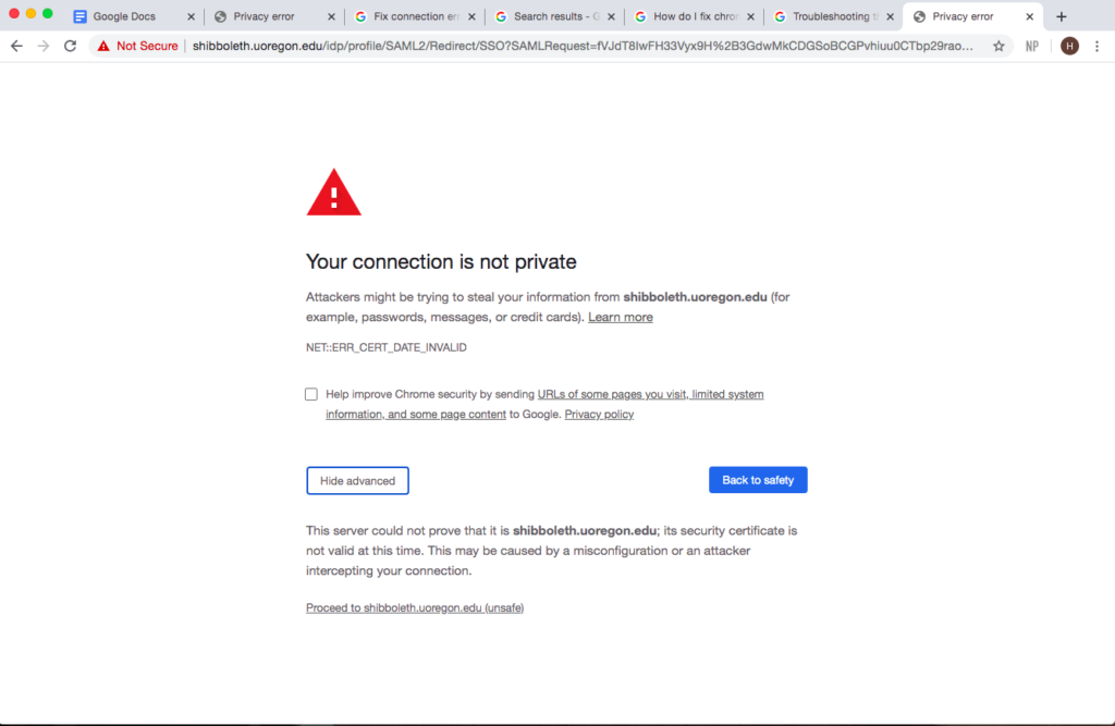 How to Solve Google Chrome’s Privacy Error Message